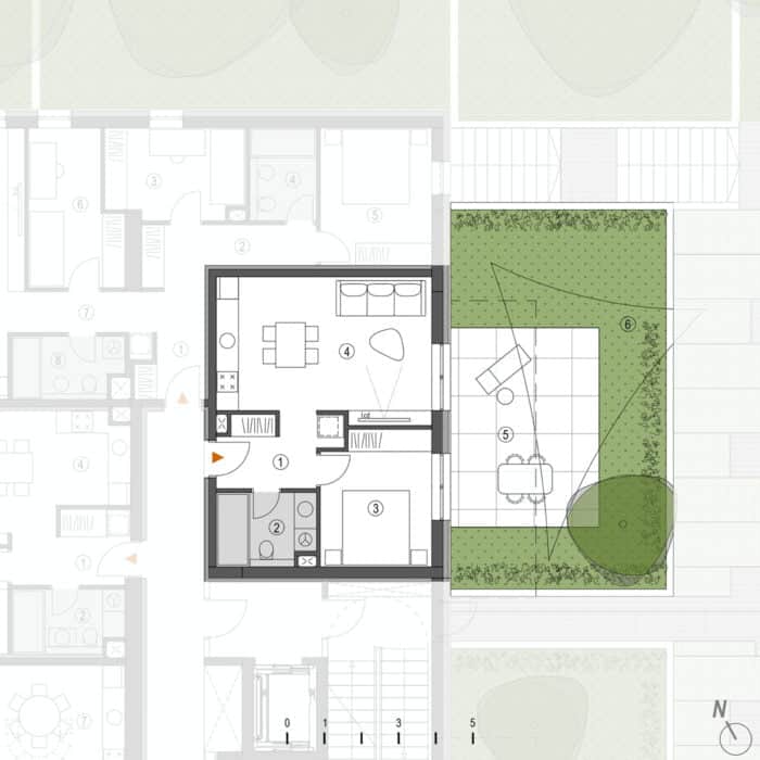 Porta Split apartments; Residential complex Porta Split; 1-3 bedroom apartments at Porta Split, Porta SPLIT project