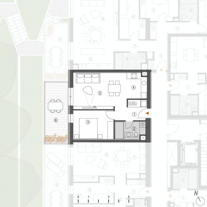 Porta Split apartments; Residential complex Porta Split; 1-3 bedroom apartments at Porta Split, Porta SPLIT project