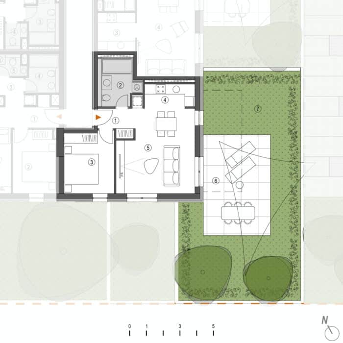 Porta Split apartments; Residential complex Porta Split; 1-3 bedroom apartments at Porta Split, Porta SPLIT project