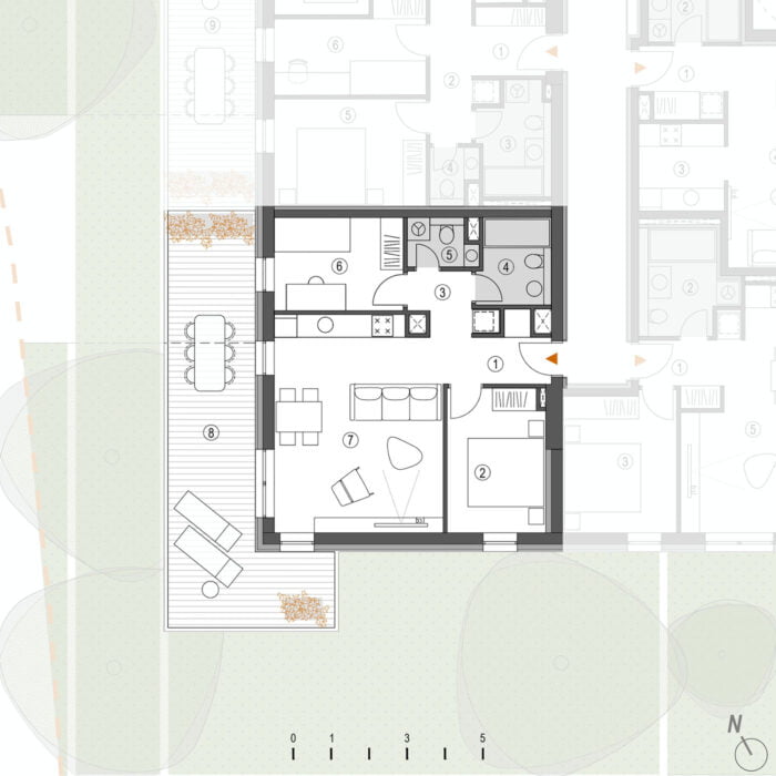 Porta Split apartments; Residential complex Porta Split; 1-3 bedroom apartments at Porta Split, Porta SPLIT project