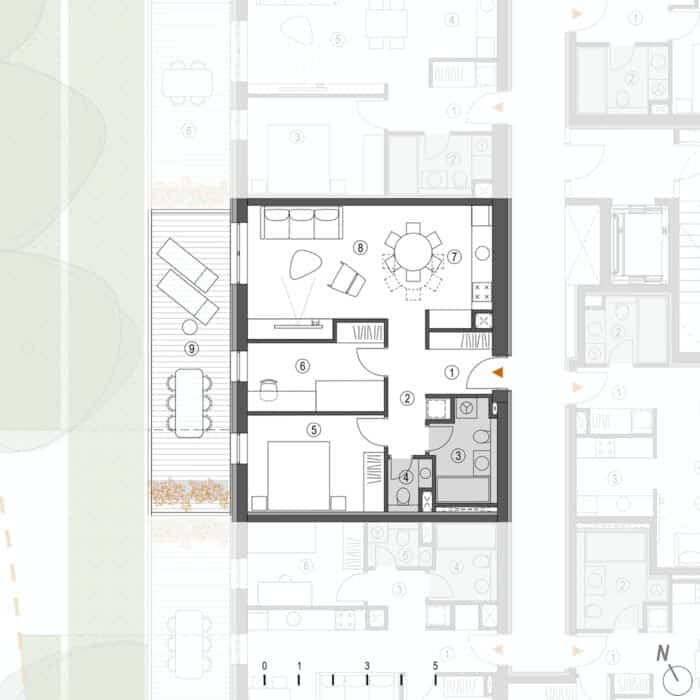 Porta Split apartments; Residential complex Porta Split; 1-3 bedroom apartments at Porta Split, Porta SPLIT project