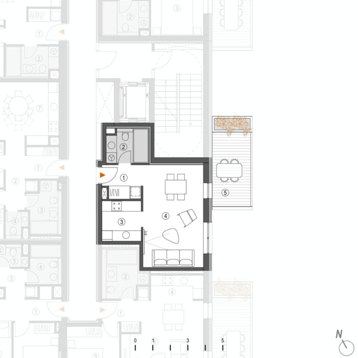 Porta Split apartments; Residential complex Porta Split; 1-3 bedroom apartments at Porta Split, Porta SPLIT project