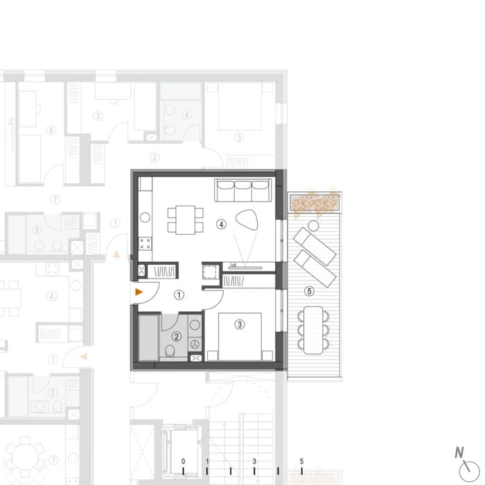 Porta Split apartments; Residential complex Porta Split; 1-3 bedroom apartments at Porta Split, Porta SPLIT project