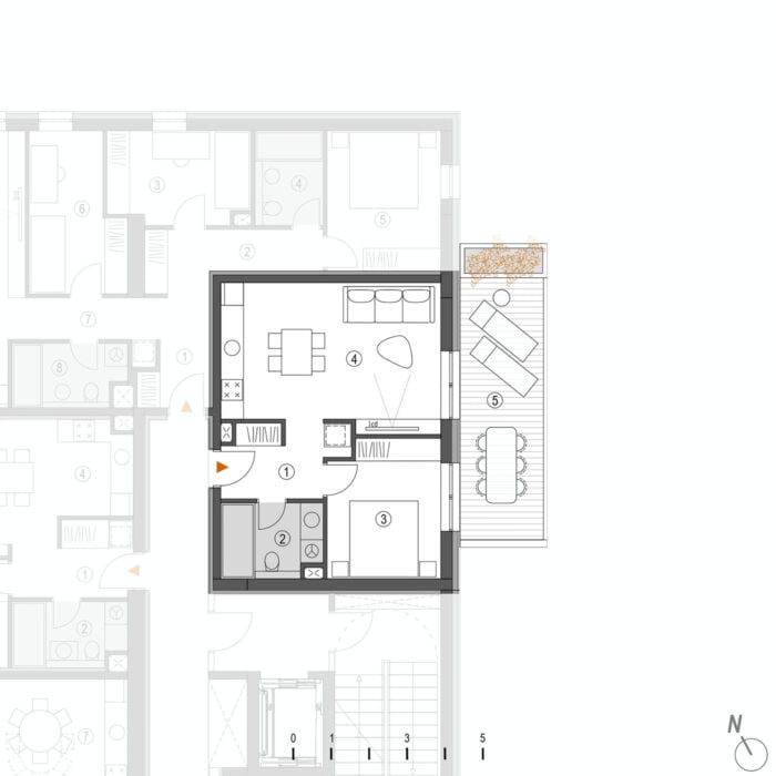 Stanovi s 1-3 spavaće sobe Split; Stanovi u Splitu Hrvatska; Porta Split Stambeni kompleks u Splitu, Porta SPLIT project