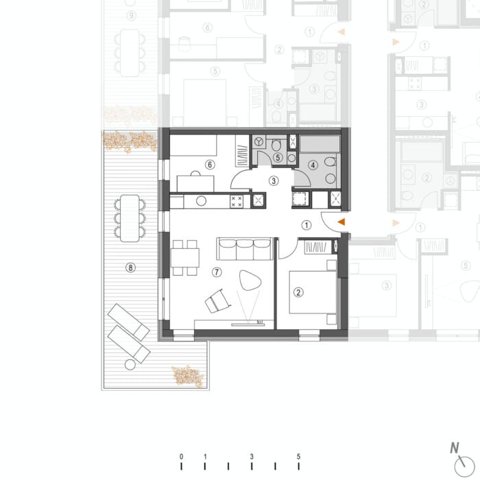 Stanovi s 1-3 spavaće sobe Split; Stanovi u Splitu Hrvatska; Porta Split Stambeni kompleks u Splitu, Porta SPLIT project