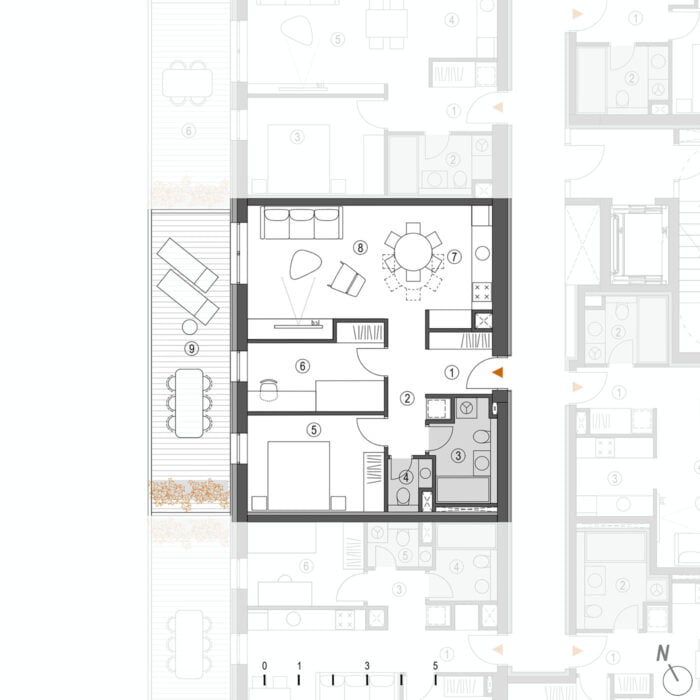 Porta Split apartments; Residential complex Porta Split; 1-3 bedroom apartments at Porta Split, Porta SPLIT project