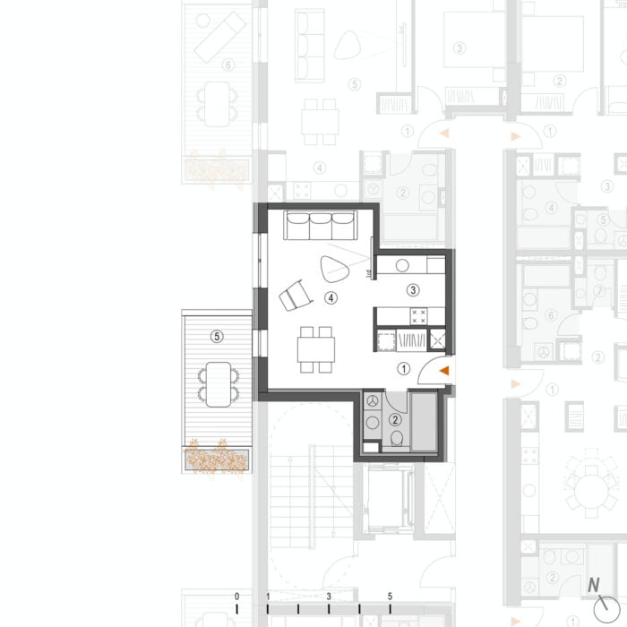 Porta Split apartments; Residential complex Porta Split; 1-3 bedroom apartments at Porta Split, Porta SPLIT project