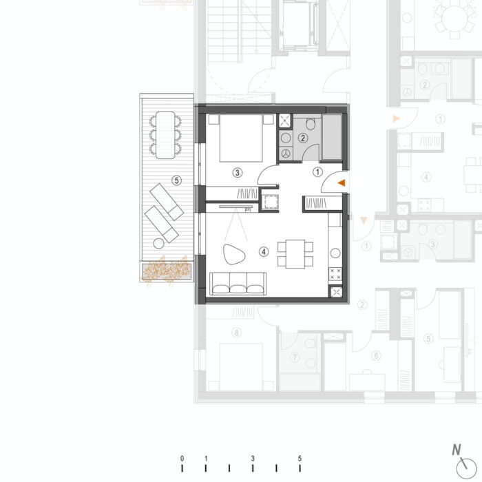 Porta Split apartments; Residential complex Porta Split; 1-3 bedroom apartments at Porta Split, Porta SPLIT project