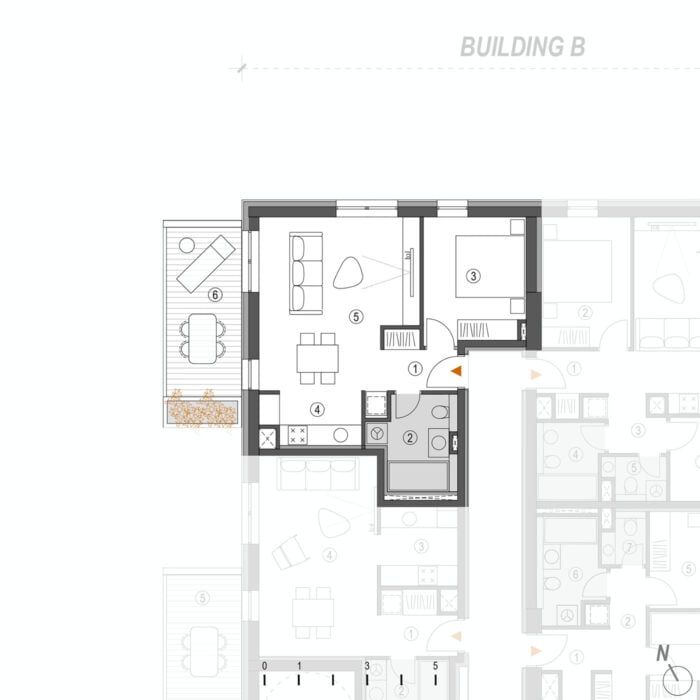 Porta Split apartments; Residential complex Porta Split; 1-3 bedroom apartments at Porta Split, Porta SPLIT project