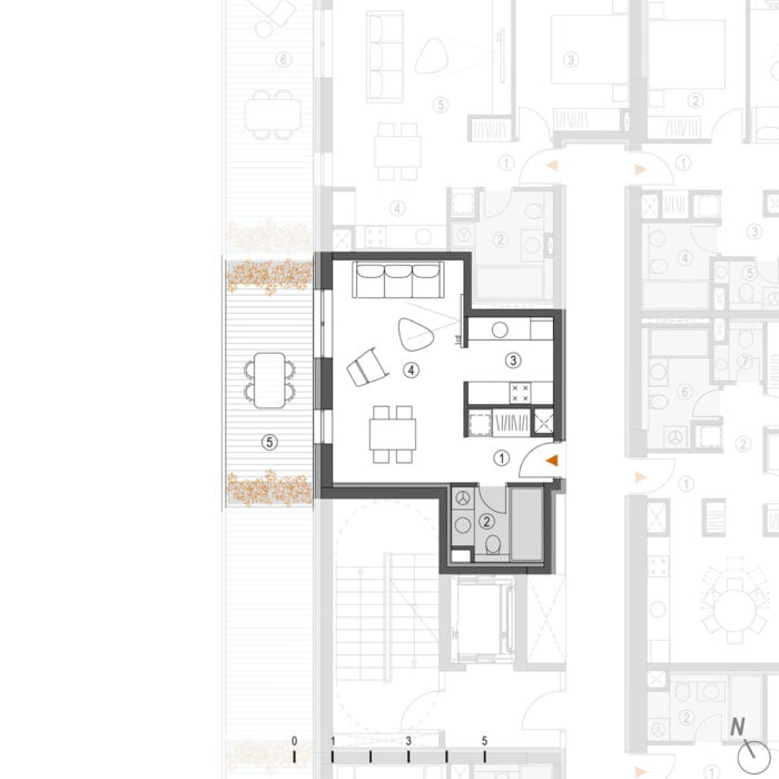 Porta Split apartments; Residential complex Porta Split; 1-3 bedroom apartments at Porta Split, Porta SPLIT project