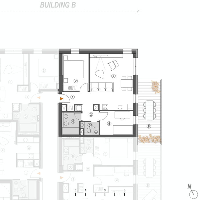 Porta Split apartments; Residential complex Porta Split; 1-3 bedroom apartments at Porta Split, Porta SPLIT project