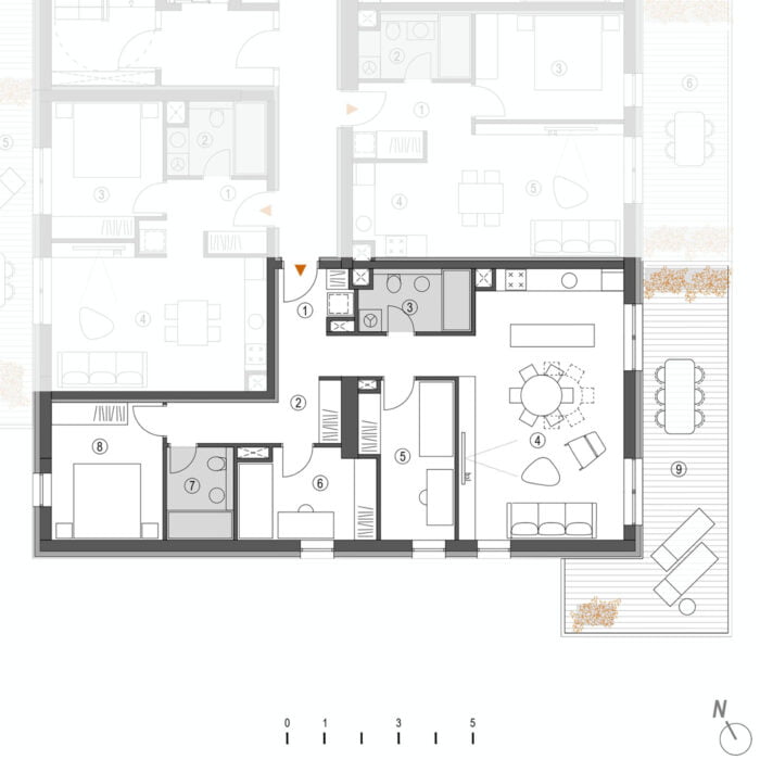 Porta Split apartments; Residential complex Porta Split; 1-3 bedroom apartments at Porta Split, Porta SPLIT project