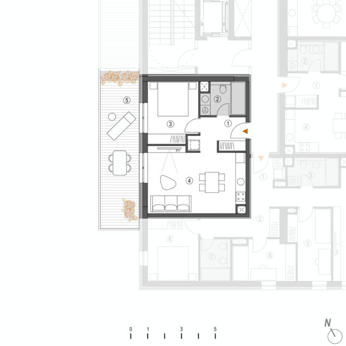 Porta Split apartments; Residential complex Porta Split; 1-3 bedroom apartments at Porta Split, Porta SPLIT project