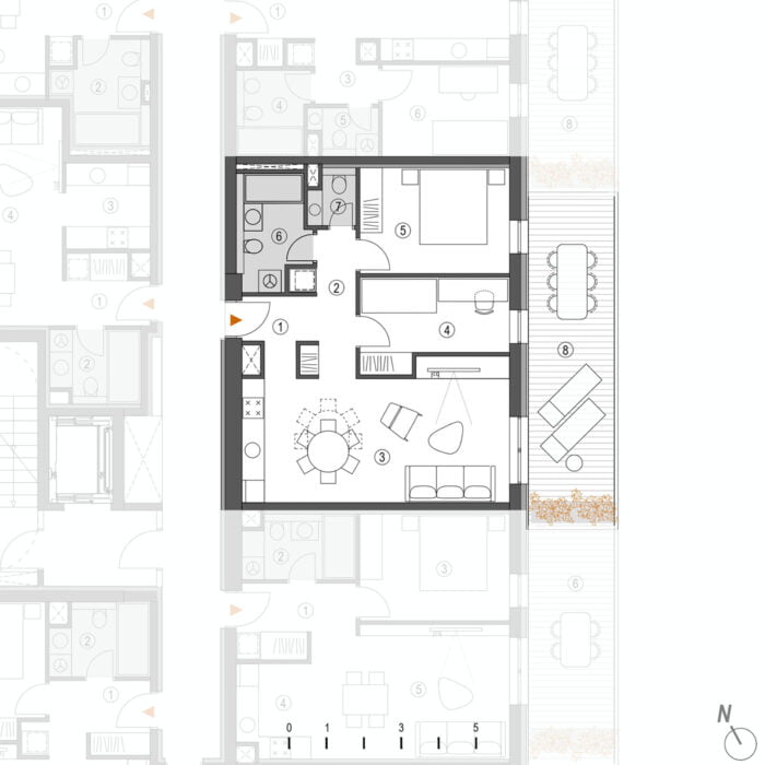 Porta Split apartments; Residential complex Porta Split; 1-3 bedroom apartments at Porta Split, Porta SPLIT project